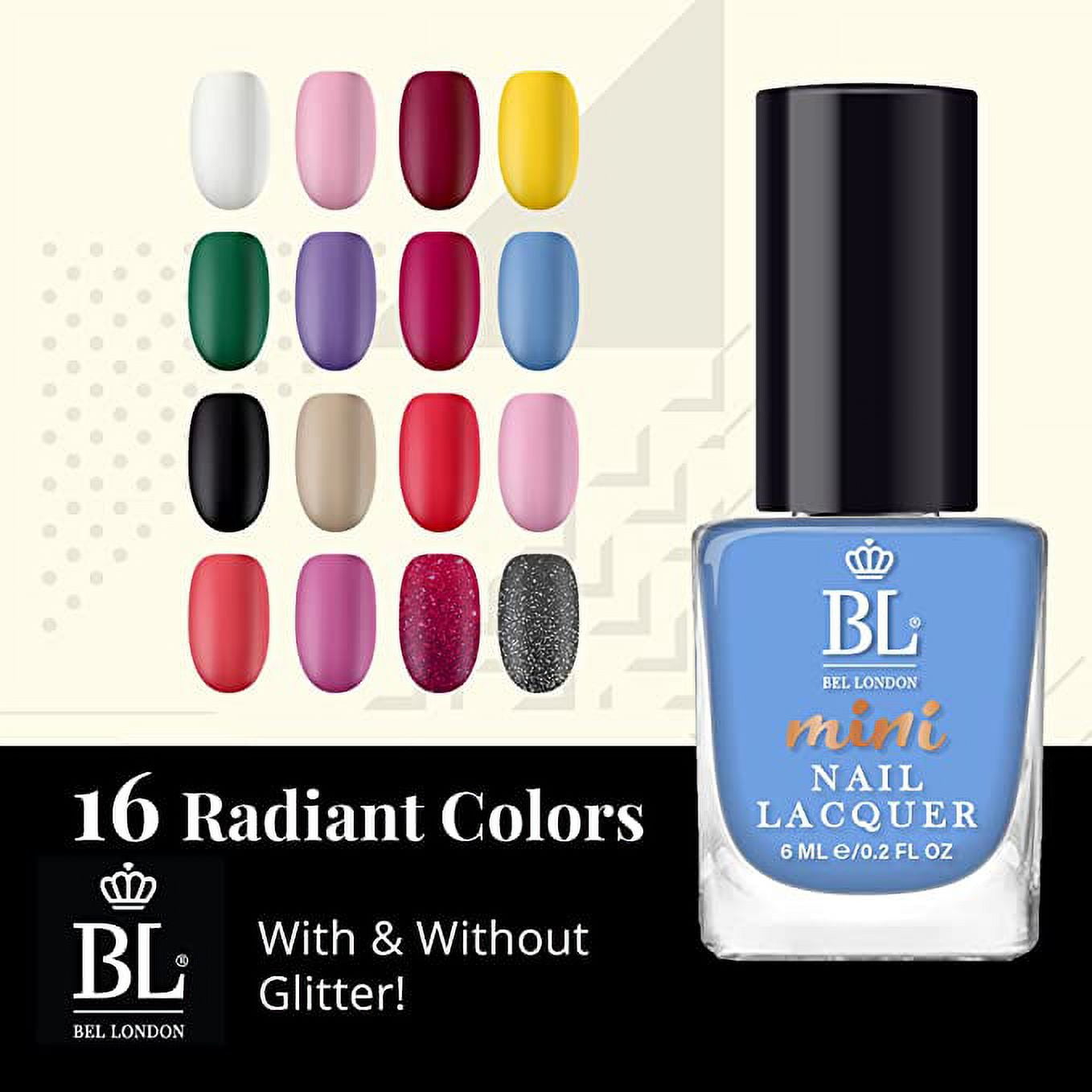 BEL London "Color Play" 16 Pack Nail Polish Set