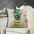 thumbnail image 2 of YINGXI Throw Pillow Cover Yellow Quote Motivational with Design and in Bright Color Fruit Food Decorative Pillow Case for Couch Sofa Bed Chair 24x24in, 2 of 5