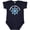 Navy, variant on Inktastic Daddy's First Mate Sailing Nautical Boys Baby Bodysuit
