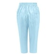 thumbnail image 5 of Pantalones jogger de cintura alta con estampado de calabazas para mujer - Pantalones deportivos ajustados con bolsillos, 5 of 5