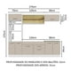 thumbnail image 3 of Cocina Integral 270cm Agata Madesa 03 Blanco/Crema, 3 of 5