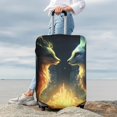 thumbnail image 5 of Salouo Firefly Forest Fox Pattern Travel Dust-proof Suitcase Cover, Softside Suitcase Protector Luggage Cover Protector for 18-32inch ,Not Included Suitcase, 5 of 8