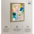thumbnail image 2 of Brushstroke Bliss Canvas Modern Color Abstract by Art Remedy, Gold Frame, 36" x 54", 2 of 7