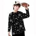 thumbnail image 6 of ITSAME Boys Girls Long Sleeve Shirt, Crewneck Pullover Fashion Casual Xmas Graphic Fall Christmas Holiday Tops Multicolor 7T, 6 of 7