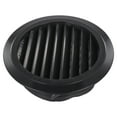 thumbnail image 4 of Black Abs Round Ventilation Hose Diffuser Grille Cover Wall Ceiling Mounting 200Mm, 4 of 9
