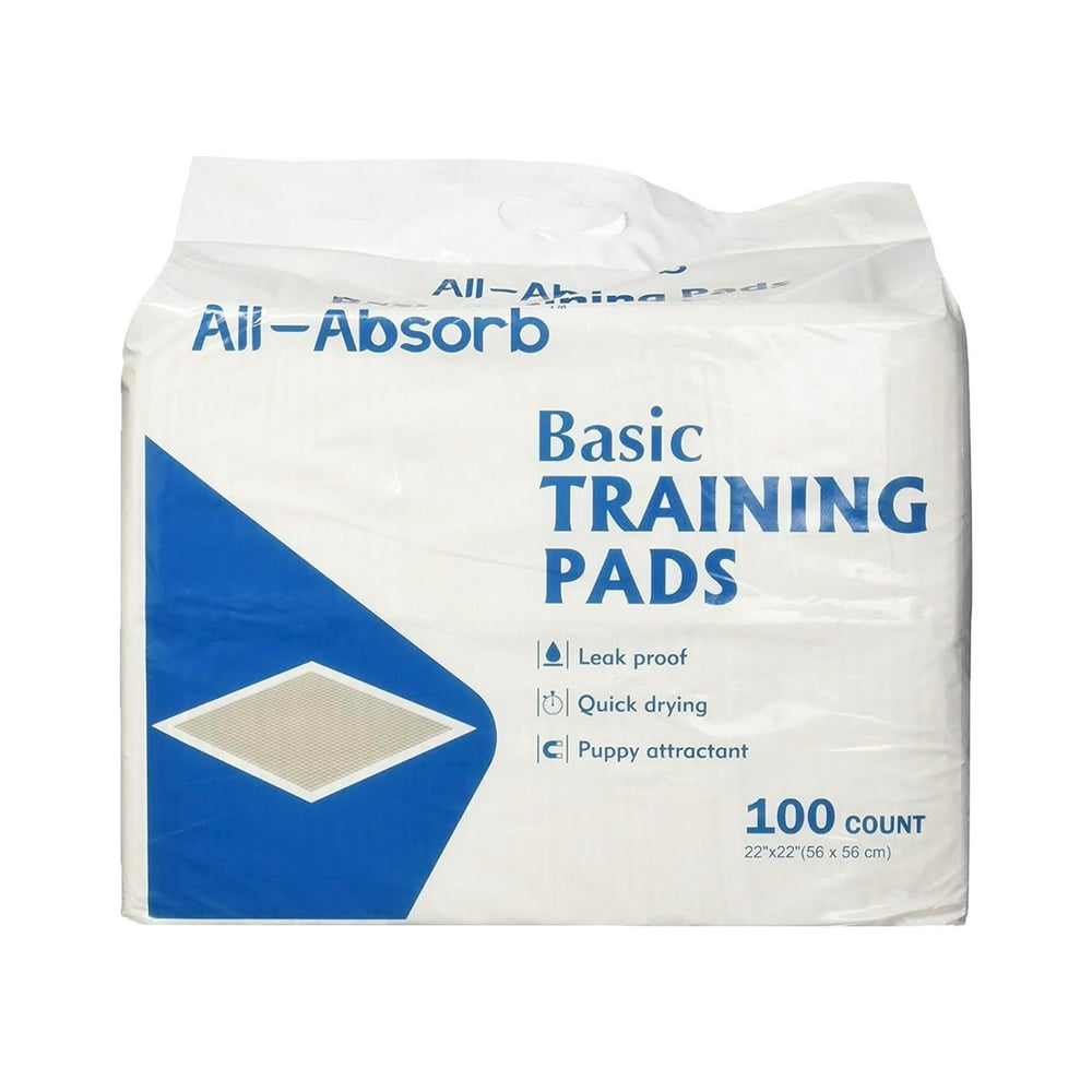 Basic Training Pads, 22"x22", 100 ct