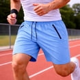 thumbnail image 2 of Men's 5-Pack Performance Training Shorts With Zipper Pockets (Sizes, S to 2XL), 2 of 6