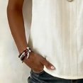 thumbnail image 6 of WCJM 2026 Summer Womens Lace Trim Blouse V Neck Short Sleeve Casual Beach Vacation Top (White,2XL), 6 of 9