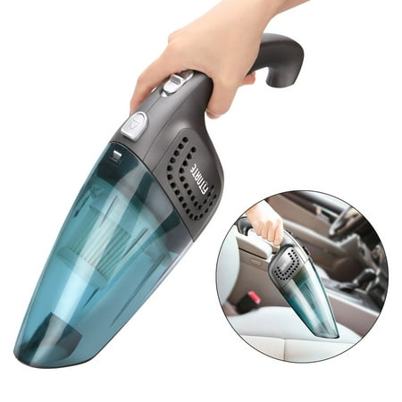 Cordless Hand Vacuum Cleaner Rechargeable w/Quick Charge Tech and Powerful Cyclone Suction for Home Cleaning, Wet Or