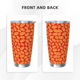 thumbnail image 3 of Picia A Big Hot Dog Pattern 20 oz Tumbler Stainless Steel Vacuum Insulated Coffee Ice Cup Double Wall Travel Flask Dual Lid Water Bottle, Eco-friendly Car Cup, 3 of 8