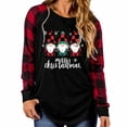 thumbnail image 4 of ClodeEU Womens Sweatshirt With Christmas Graphic ,Casual Loose Long Sleeve Pullover Tops Red 1,Womens Plus XL, 4 of 8