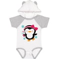 thumbnail image 3 of Inktastic Penguin Girl Snowflakes Girls Baby Bodysuit, 3 of 5