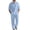 Light Blue*, variant on RUTAYY Men's Outfits Casual Loose Fit Solid Color V-Neck Long Sleeve Shirt and Pants Daily Wear Breathable Holiday Chic Clothing Sets