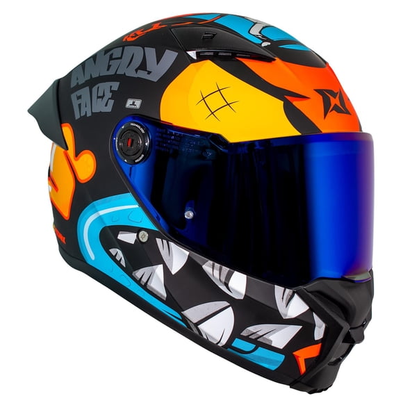 Casco Integral Axxis Fenix Doble Certificacion Azul Talla XL