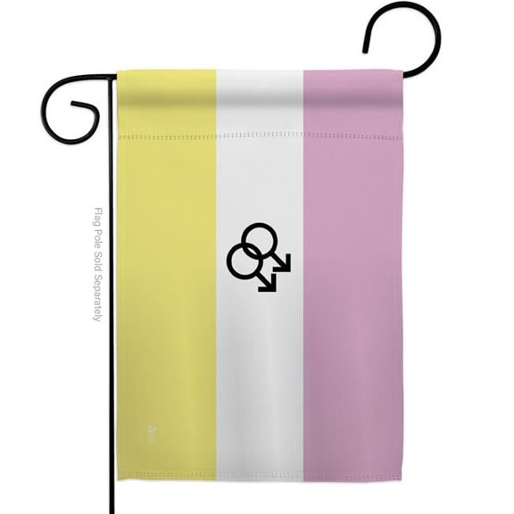 Americana Home & Garden G149025-BO Twink Support Pride 13 x 18.5 in. Double-Sided Decorative Horizontal Garden Flags for House Decoration Banner Yard Gift