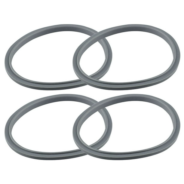 4 Pack Gray Gasket Replacement Parts Compatible with NutriBullet 600W 900W Blenders NB101B NB