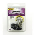 thumbnail image 2 of Jandorf 10 amps Single Pole Push Button Appliance Switch Black/Silver 1 pk, 2 of 3