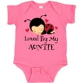 thumbnail image 3 of Inktastic Loved by My Auntie Ladybug Boys or Girls Baby Bodysuit, 3 of 5