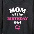 thumbnail image 3 of Barbie - Mom of The Birthday Girl - Women's Lightweight French Terry Long Sleeve Shirt, 3 of 5