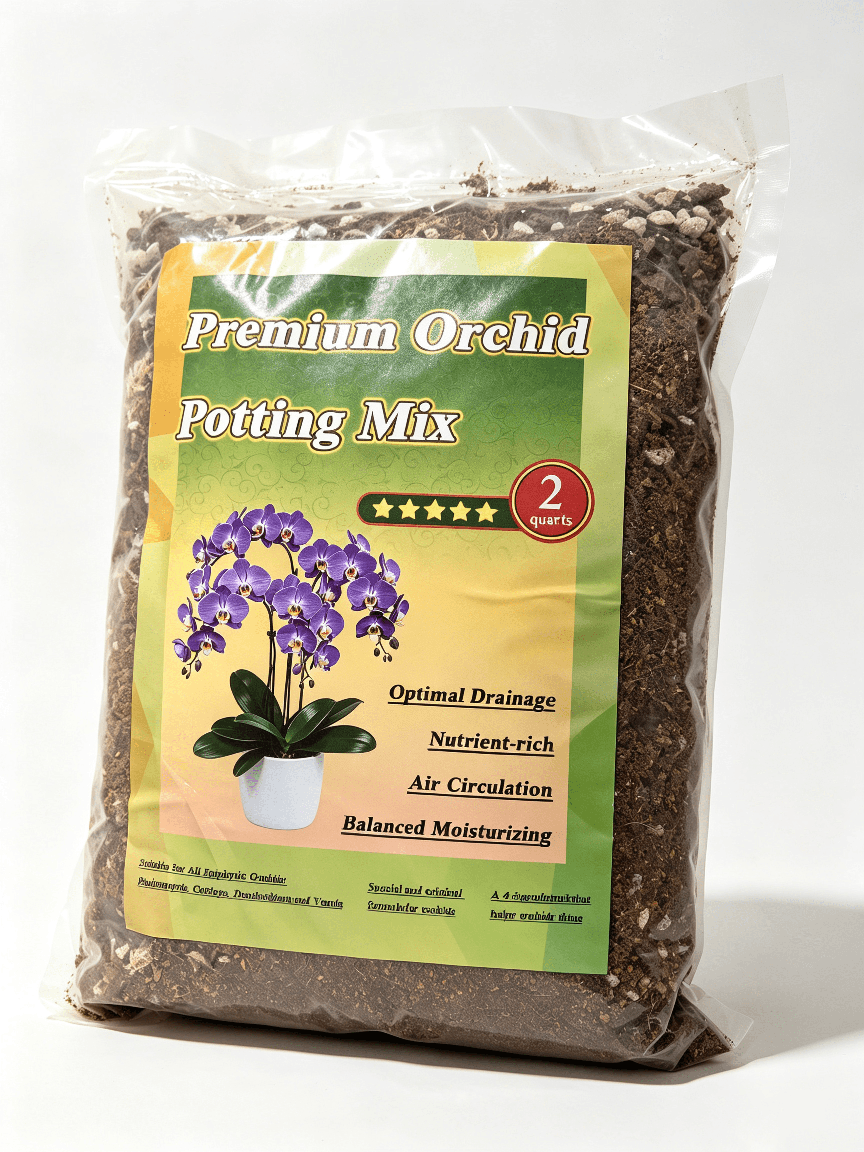 Miracle-Gro 74778300 Orchid Potting Mix 8 Qt Coarse Blend