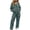 Blue Christmas Lights, variant on Camo Hunting Women's 2 Piece Sweatsuit Set Zip Up Hoodie and Wide Leg Sweatpants Cozy Fall Winter Lounge Tracksuit Matching Outfit, Soft and Comfortable