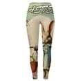 thumbnail image 5 of WILLBEST Leggings de Entrenamiento de Moda Para Mujer, Pantalones de Yoga Con Estampado de Pascua y Bloques de Color, Mallas Suaves y Elásticas de Cintura Alta Para Correr En El Gimnasio Extra Grande, 5 of 5