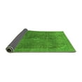 thumbnail image 2 of Ahgly Company Indoor Round Abstract Green Modern Area Rugs, 5' Round, 2 of 4