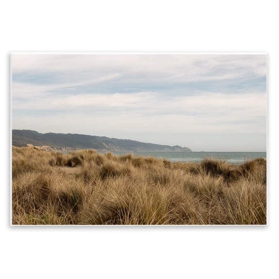Stupell Industries Windy Grass Dunes View Landscape & Nature Photography Unframed Art Print Wall Art, 15 x 10