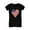 Black, variant on Love USA 4th of July Tstars Girls Fitted T-shirt - American Heart Flag Graphic Tee - Ideal Independence Day Gift for Patriotic Young Girls - Kids Holiday Apparel -&nbsp;S (5-6) Red