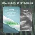 thumbnail image 2 of Fundas de almohada Bedsure King Size, rayón, bambú, plata y gris, 2 of 7