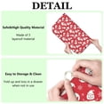 thumbnail image 6 of Red Christmas Snowman Pattern Dish Drying Mat for Kitchen 1 Pack, Ultra Absorbent Microfiber Dishes Drainer Mats,16x18in(41x46cm), 6 of 6