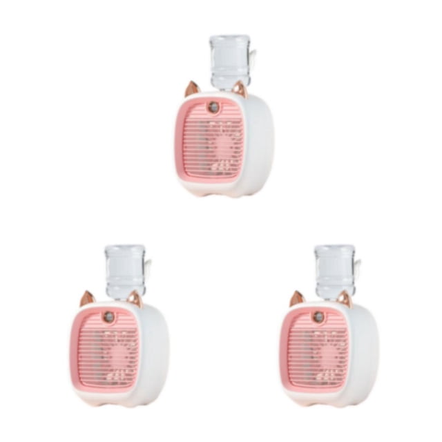 Injueey Mini ventilador USB 2 en 1 con 3 modos para viajar, senderismo, acampar, verano, recargable, ventiladores de refrigeración por viento Type1 NO1