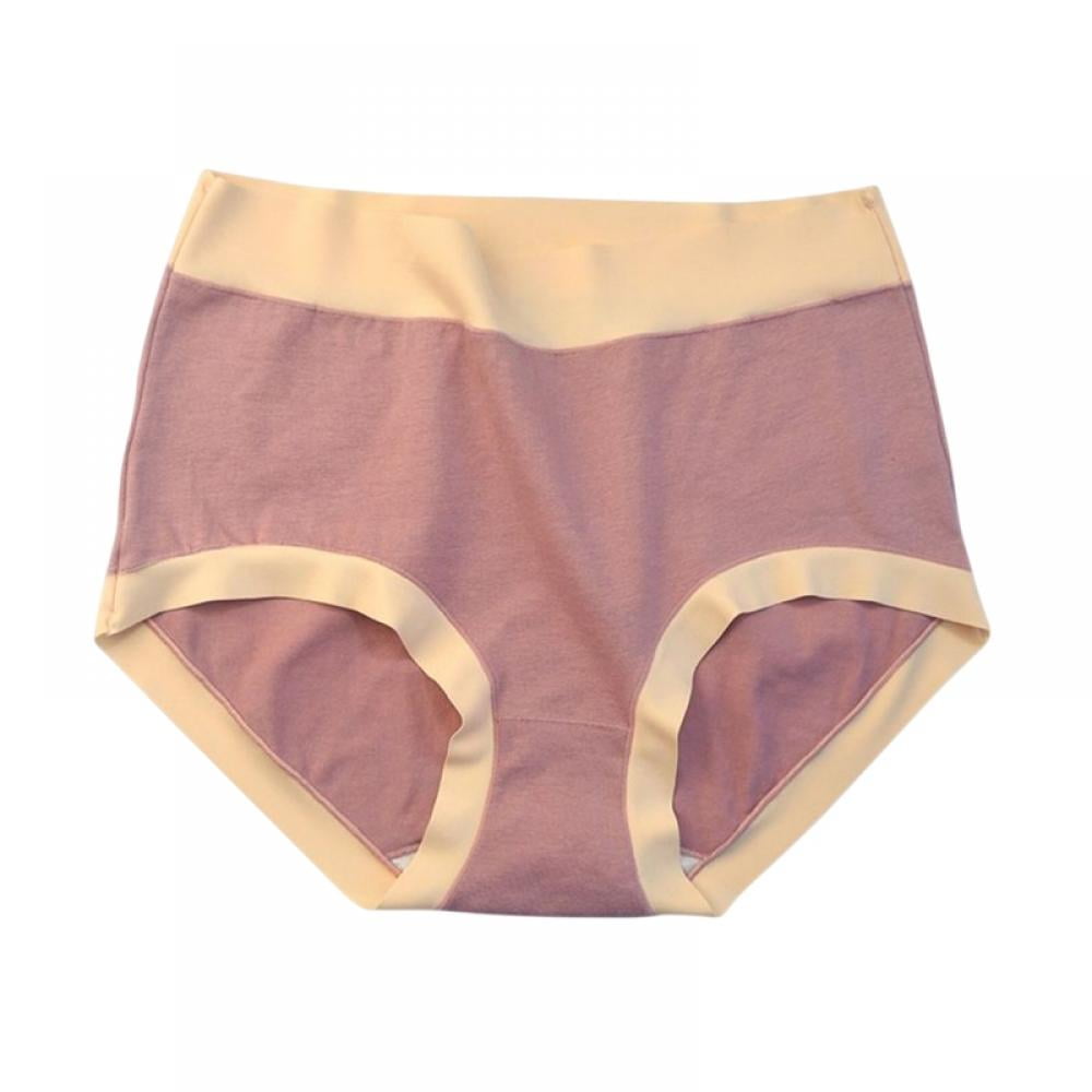 Xmarks Women's High Waist Panties Plus Size Cotton Crotch Triangle