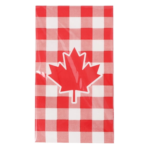 Way to Celebrate! Red Plaid Paper Luncheon Napkins, 20ct