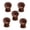 5pcs B, variant on Ruanlalo 5 Pcs Mini Resin Rattan Basket Miniature Storage Holder Realistic Simulation Basket Dollhouse Accessories for Crafts Dollhouse Fairy Garden Micro Landscape Decor