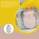 thumbnail image 4 of Injueey Guante de caras para ducha de baño, depurador de limpieza exfoliante, manopla de masaje, toallita para la piel, suministro doméstico Juegos de accesorios de baño Color café, 4 of 6