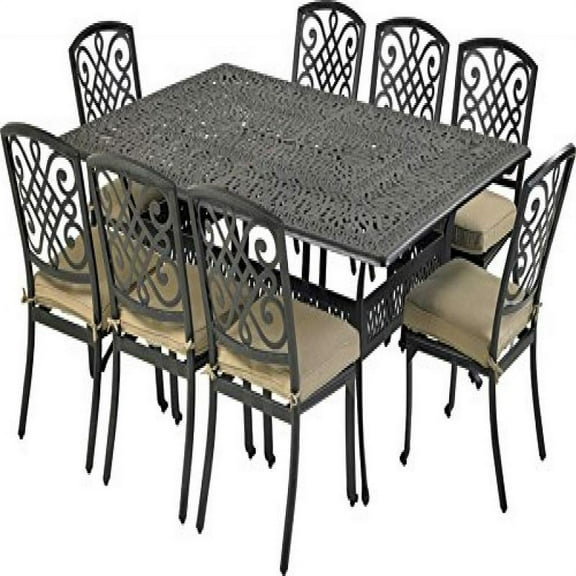 Patio Resort Lifestyles RCDTMN8460-BT4 Bridgetown Dining Set - 9 Piece