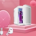 thumbnail image 1 of Nevera Portátil de Belleza Con Espejo Con Luz de Relleno, Mini Refrigerador Portátil Compacto Con Espejo Iluminado, Mini Refrigerador de 4 Litros, Cuidado de La Piel,, 1 of 7