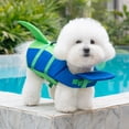 thumbnail image 4 of Dog Life Jacket with Chin Float, 2026 Upgraded Cute Shark Dog Life Vest for Swimming Boating, Puppy Swim Vest with High Buoyancy & Rescue Handle for Small Medium Large Dog, 4 of 9