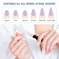 thumbnail image 3 of 2pcs Double Sided Fingernail Files Smooth Finishing Files Toenail Files Metal Files, 3 of 3