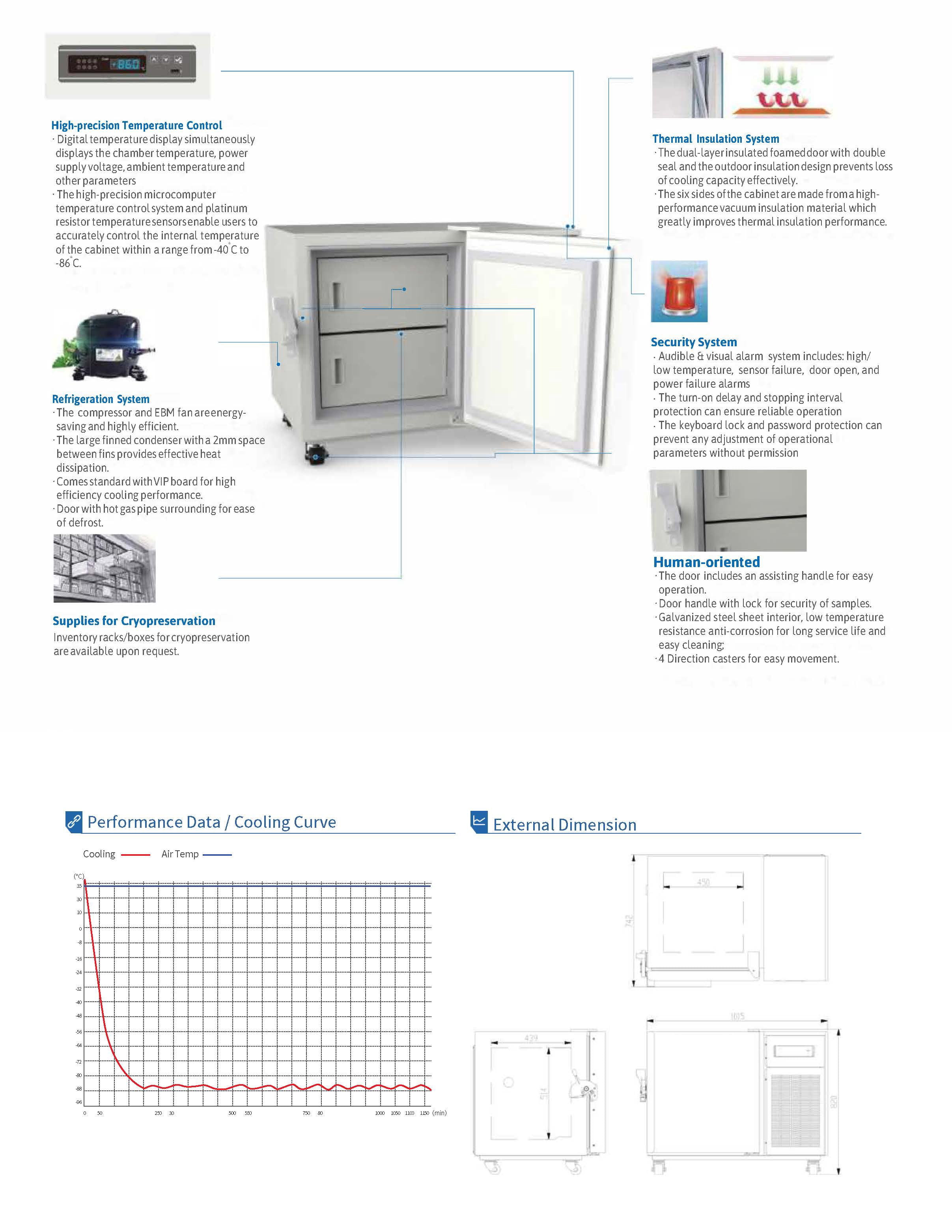 LSRP85-3.5 Upright Ultra-Low Freezer