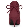 thumbnail image 3 of Unique Bargains Women's Pointy Toe Kitten Heel Ankle Booties, 3 of 6