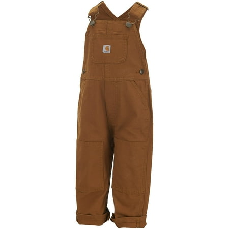 

Carhartt Baby-boys Infant Washed Duck Bib Overall Brown 24 Mo.
