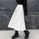 thumbnail image 4 of Falda negra para mujer Otoño/Invierno 2024 Nueva minifalda adelgazante de cintura alta y largo medio estilo japonés, 4 of 5