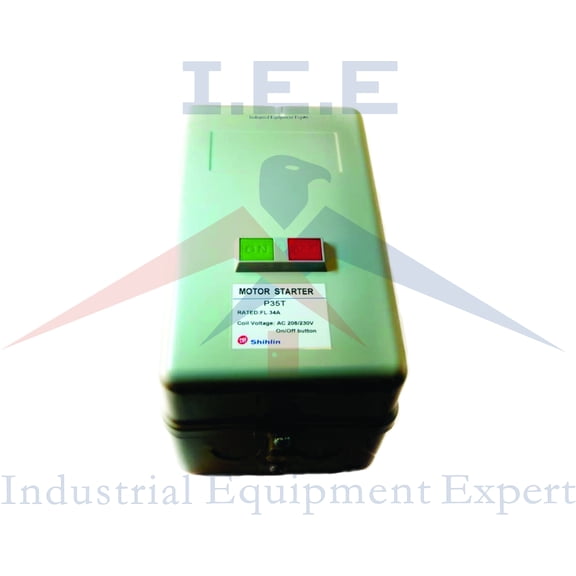 Magnetic Motor starter control with Push Button on / off 5hp 1ph 230v 34 amp