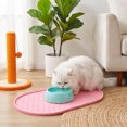 thumbnail image 2 of Pet Silicone Mat with Raised Edge, Paw Pattern Waterproof Non-Slip Mat for Dog & Cat Feeding, Easy to Clean and Anti Splash, 2 of 5