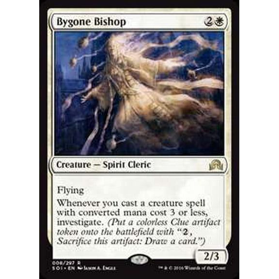 MtG Shadows Over Innistrad Rare Bygone Bishop (FOIL) #8