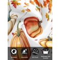 thumbnail image 7 of Orange Fall Cloth Napkins Set of 4 Reusable Dinner Napkins, Thanksgiving Pumpkins Maple Leaf Branch Cocktail Napkin Washable Table Napkins for Wedding/Holiday Party/Baby Shower 20"x20", 7 of 7