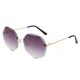 thumbnail image 3 of Gafas de sol decorativas de metal sin marco para mujer para fotografía callejera, gafas de moda, 3 of 5