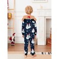 thumbnail image 6 of Michellecmm Family Matching Pajamas Christmas Casual Long Sleeve Jumpsuit Zip Hooded Romper Sleepwear, 6 of 6